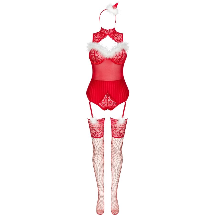 Livco Corsetti Limpid Snowflakes – Disfraz sexy de Navidad, body