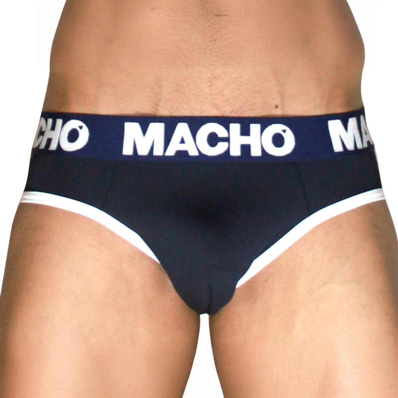 Macho MCH008 Classic – Slip de hombre azul marino