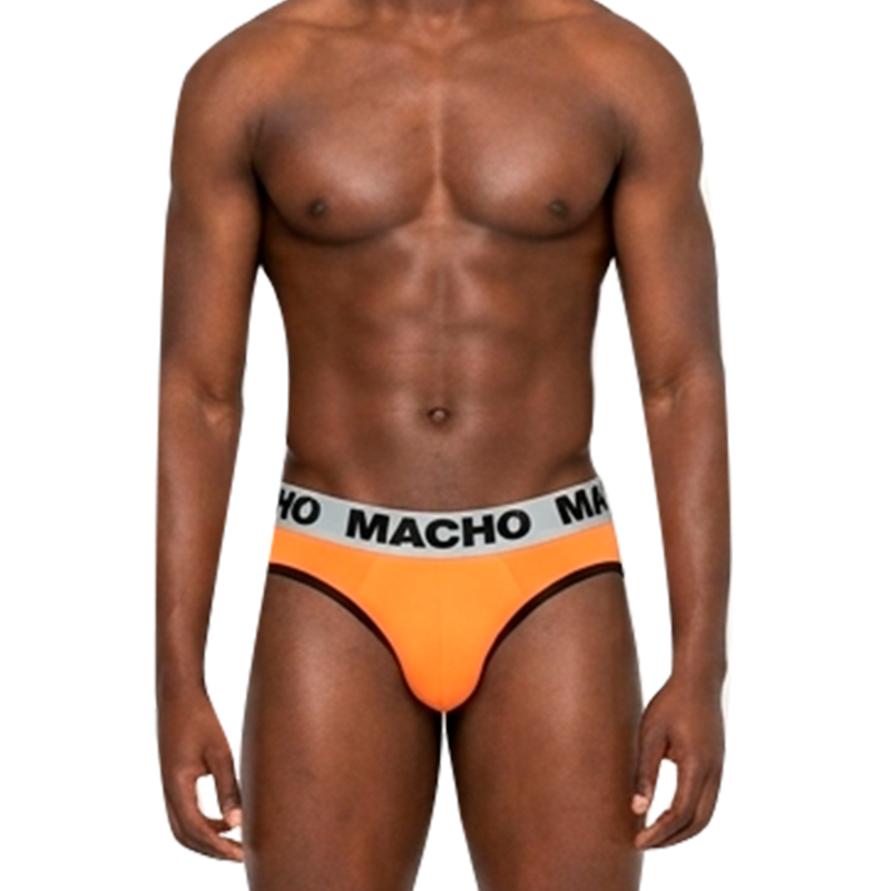 Macho MCH012 – Slip de hombre naranja