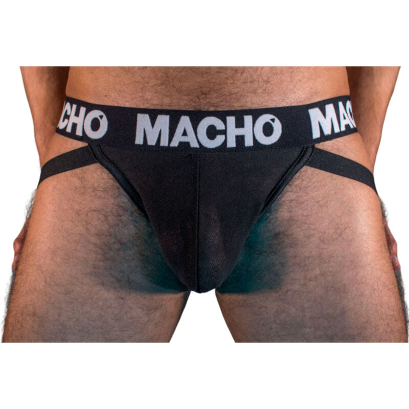 Macho MX25NN – Jockstrap nero semitrasparente