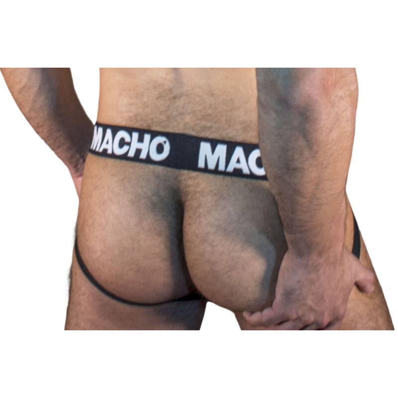 Macho MX25NN – Jockstrap nero semitrasparente
