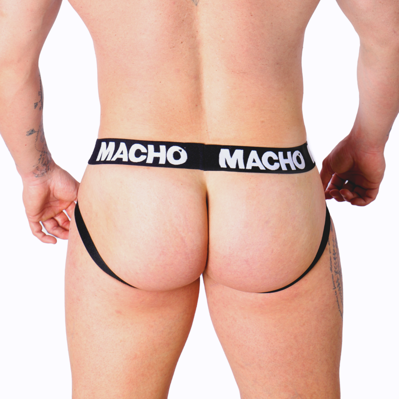 Macho MX26X1 — Jockstrap en résille blanche