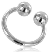 Metal Hard – Anillo abierto de acero para el glande, 28 o 30 mm – Talla 28 mm