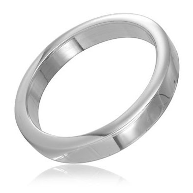 Metal Hard Fat – Anello fallico in acciaio, da 35 a 50 mm – Taglia 50 mm