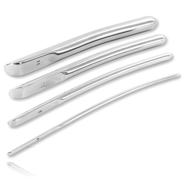 Metal Hard — Dilatateur urétral lisse en inox — Taille 4 mm