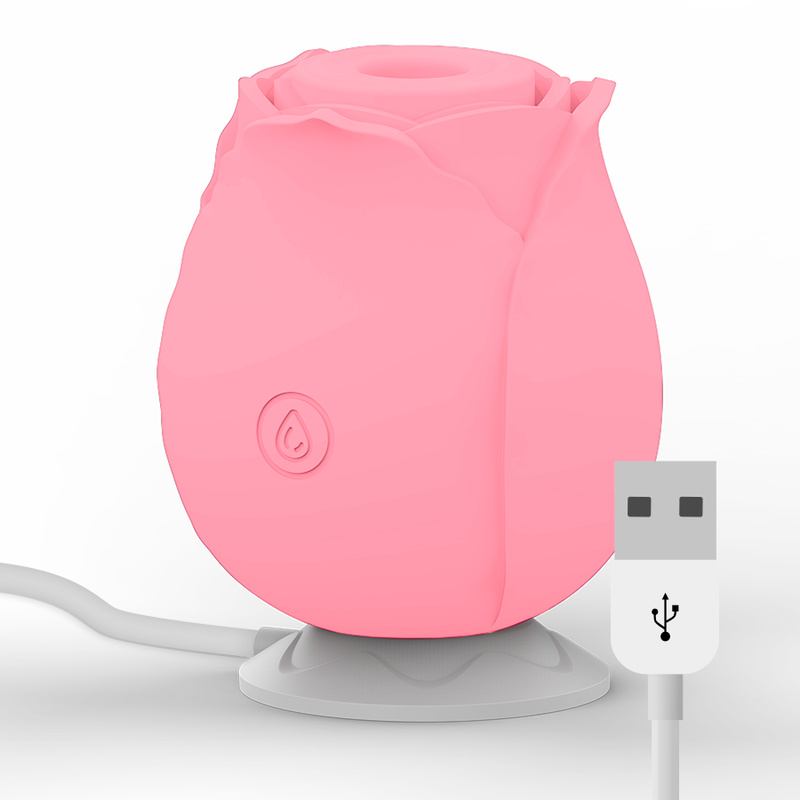 Mia Rose in Rosa, Rose Toy mit Saugwellen