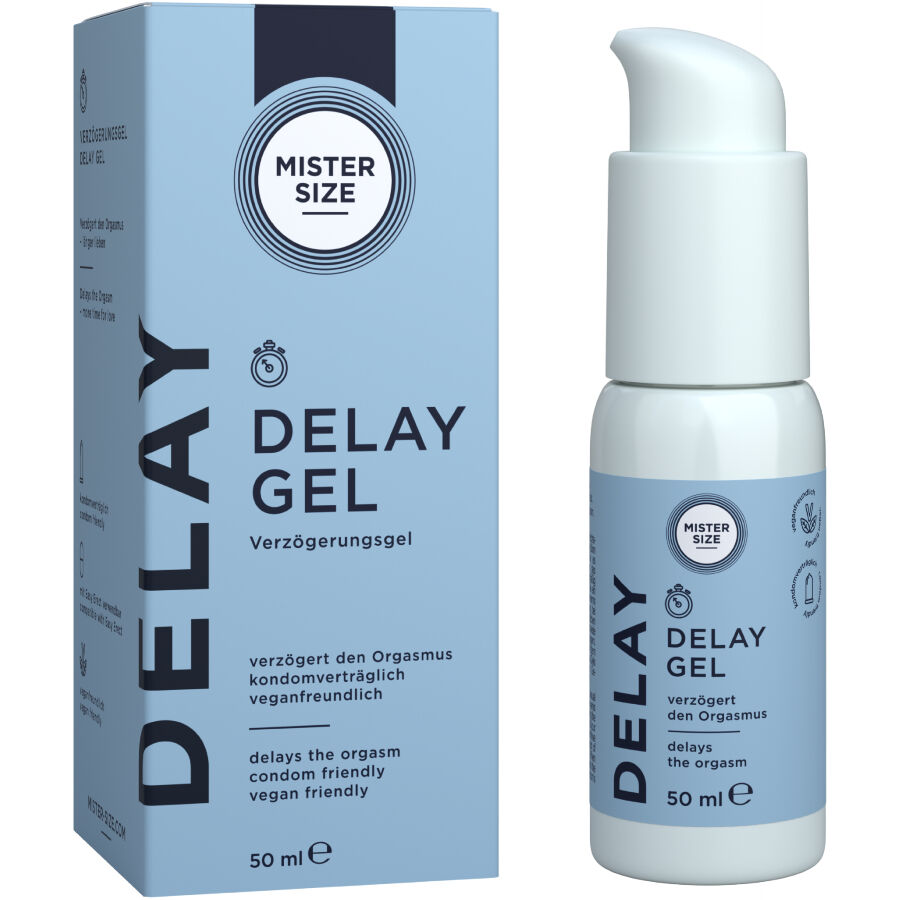 Mister Size – Delay-Gel mit Kühleffekt, 50 ml