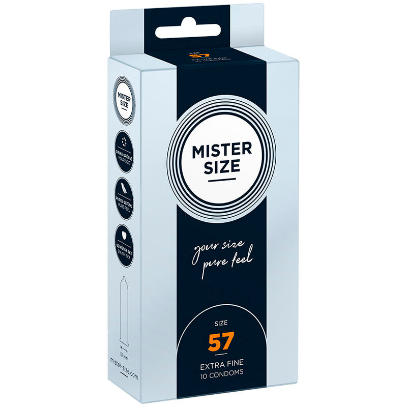 Mister Size 57 — Préservatifs L, 10 unités