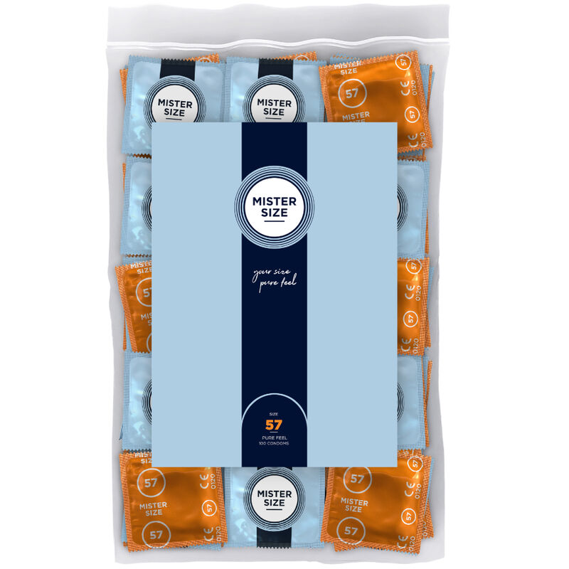 Mister Size 57 – Preservativi L, 100 pezzi