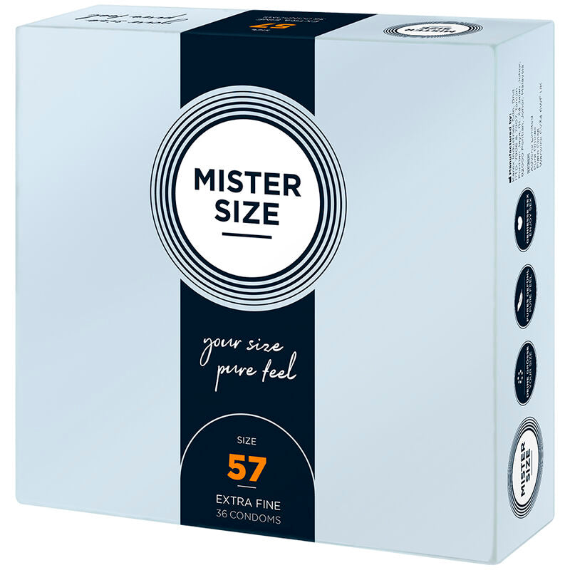 Mister Size 57 — Préservatifs L, 36 unités