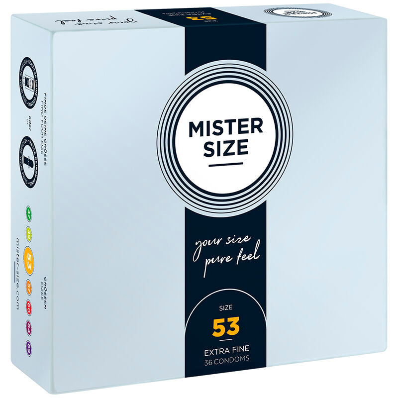 Mister Size 53 — Préservatifs M, 36 unités