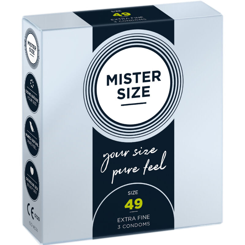 Mister Size 49 — Préservatifs S, 3 unités