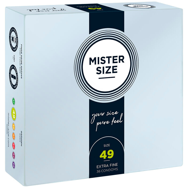 Mister Size 49 — Préservatifs S, 36 unités