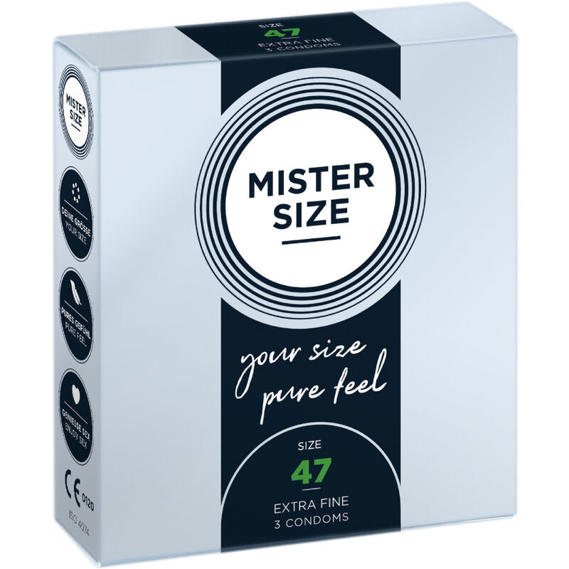 Mister Size 47 — Préservatifs XS, 3 unités