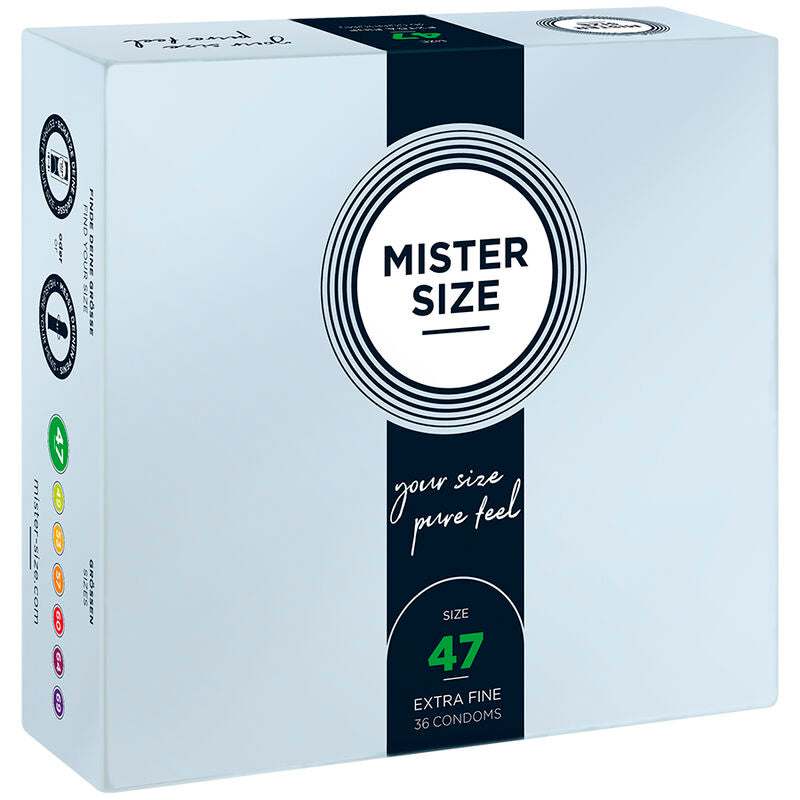 Mister Size 47 — Préservatifs XS, 36 unités
