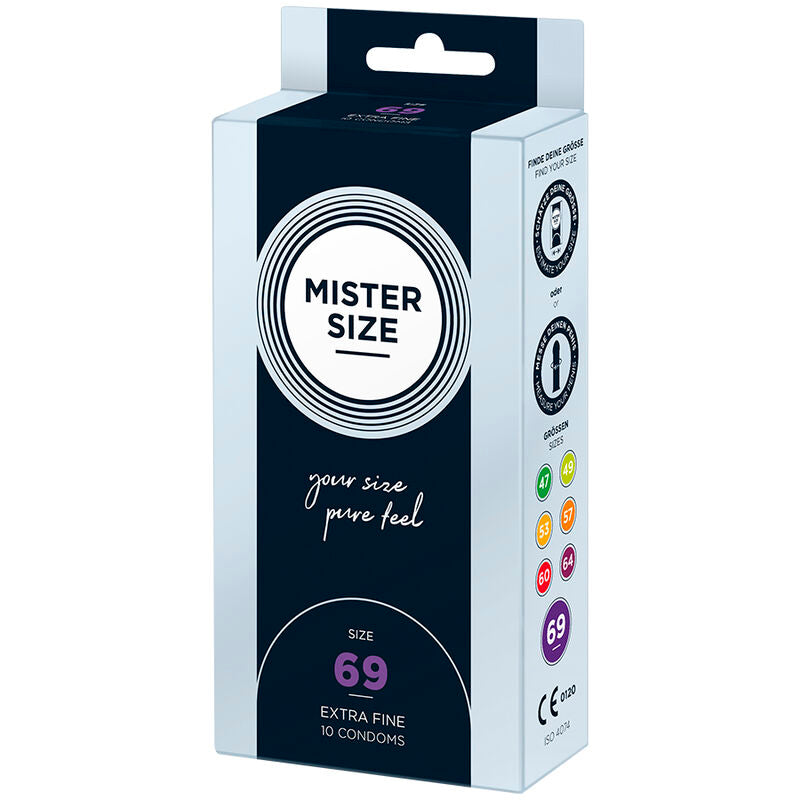 Mister Size 69 — Préservatifs XXXL, 10 unités