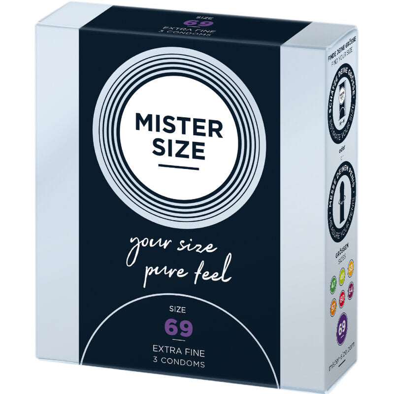 Mister Size 69 — Préservatifs XXXL, 3 unités