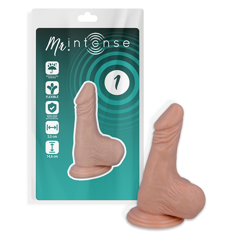 Mr. Intense N°1 – Realistischer Dildo mit Saugnapf, 14,6 cm