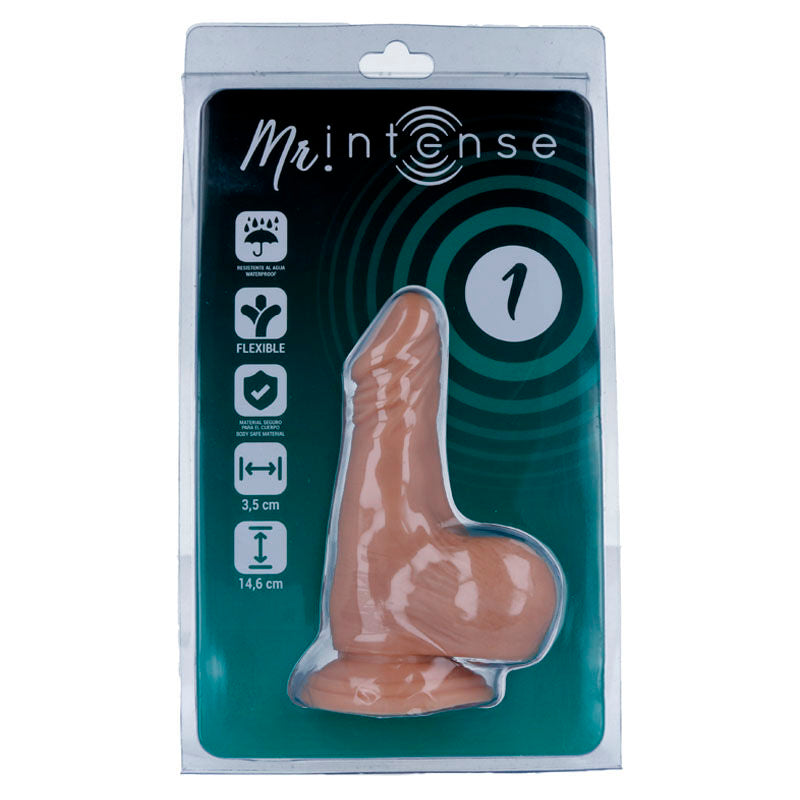 Mr. Intense N°1 – Realistischer Dildo mit Saugnapf, 14,6 cm