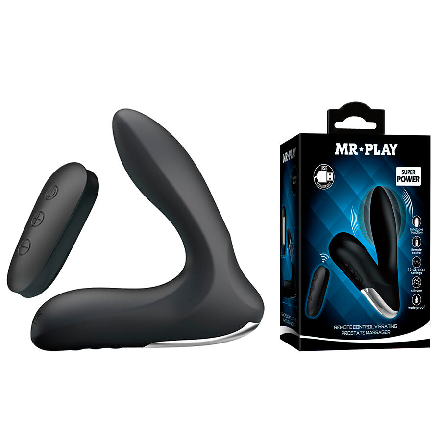 Mr Play, massaggiatore prostatico vibrante con telecomando