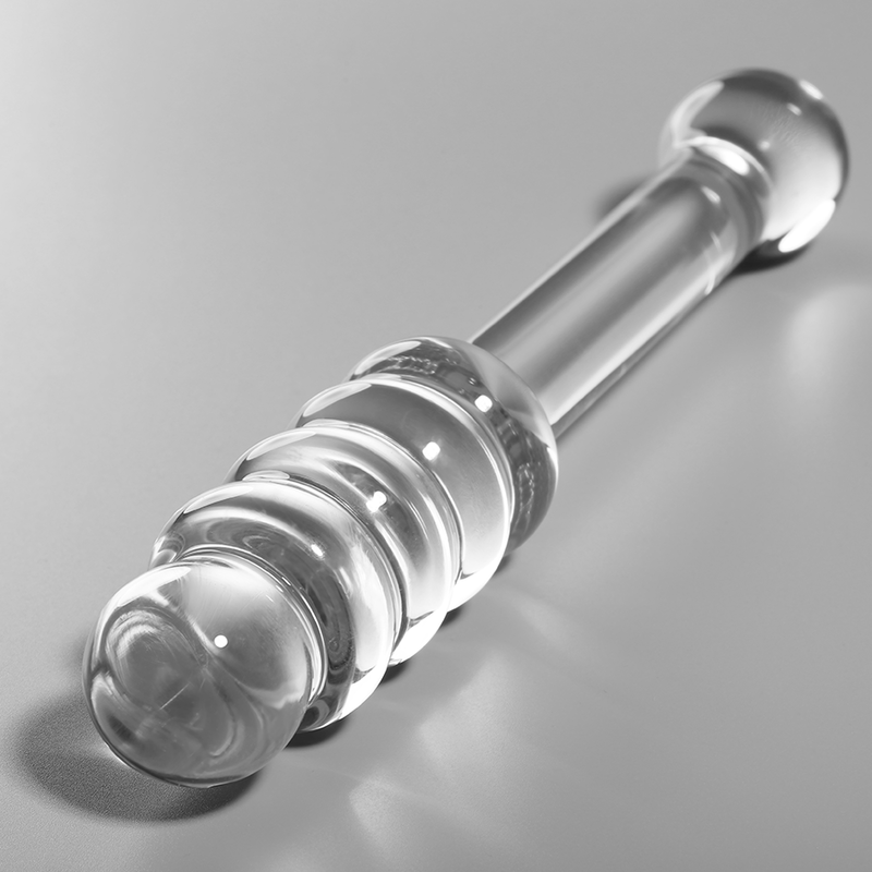 Nebula by Ibiza — Modelo 20, consolador de cristal de borosilicato, 20,5 × 3 cm