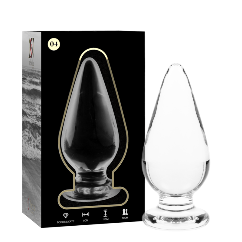 Nebula by Ibiza, plug anal de cristal modelo 4, 11 × 5 cm