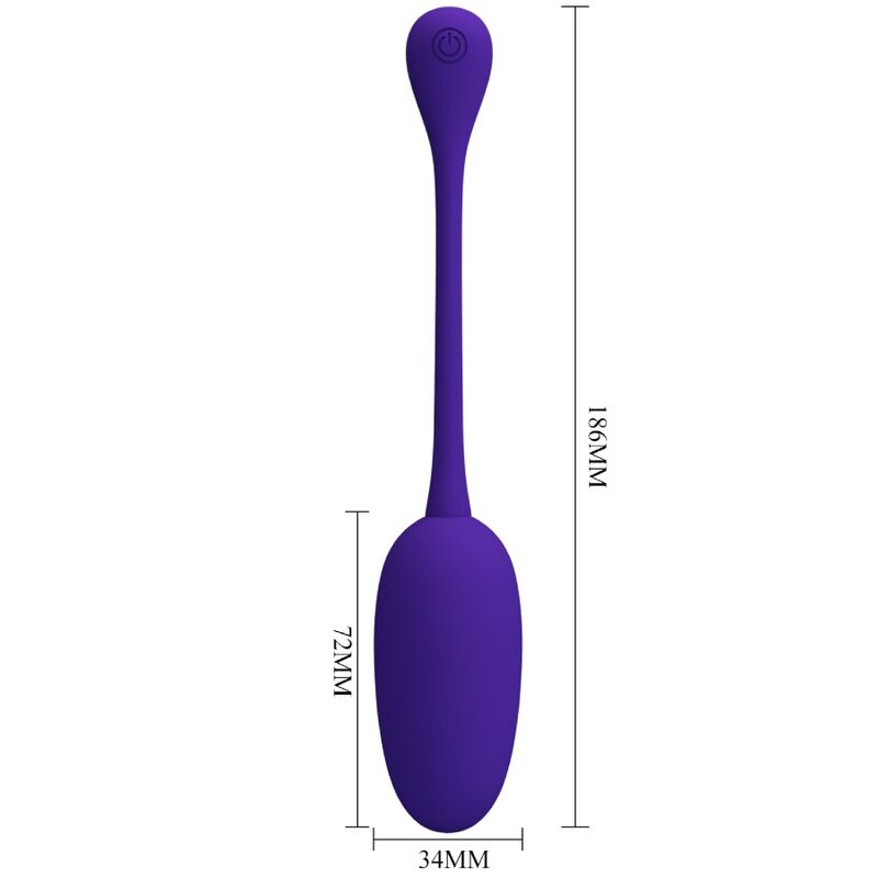 Oeuf vibrant rechargeable knucker violet