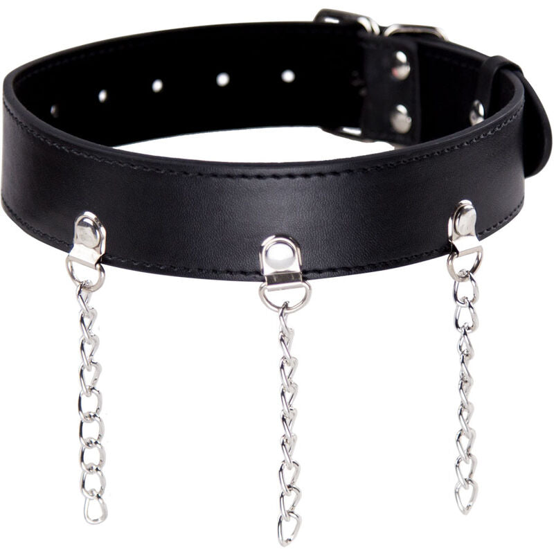 Ohmama Fetish – Fetisch-Halsband mit Ringen