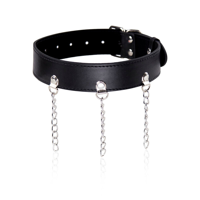 Ohmama Fetish – Fetisch-Halsband mit Ringen