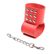 Manette rosse Ohmama Fetish con chiusura a pressione