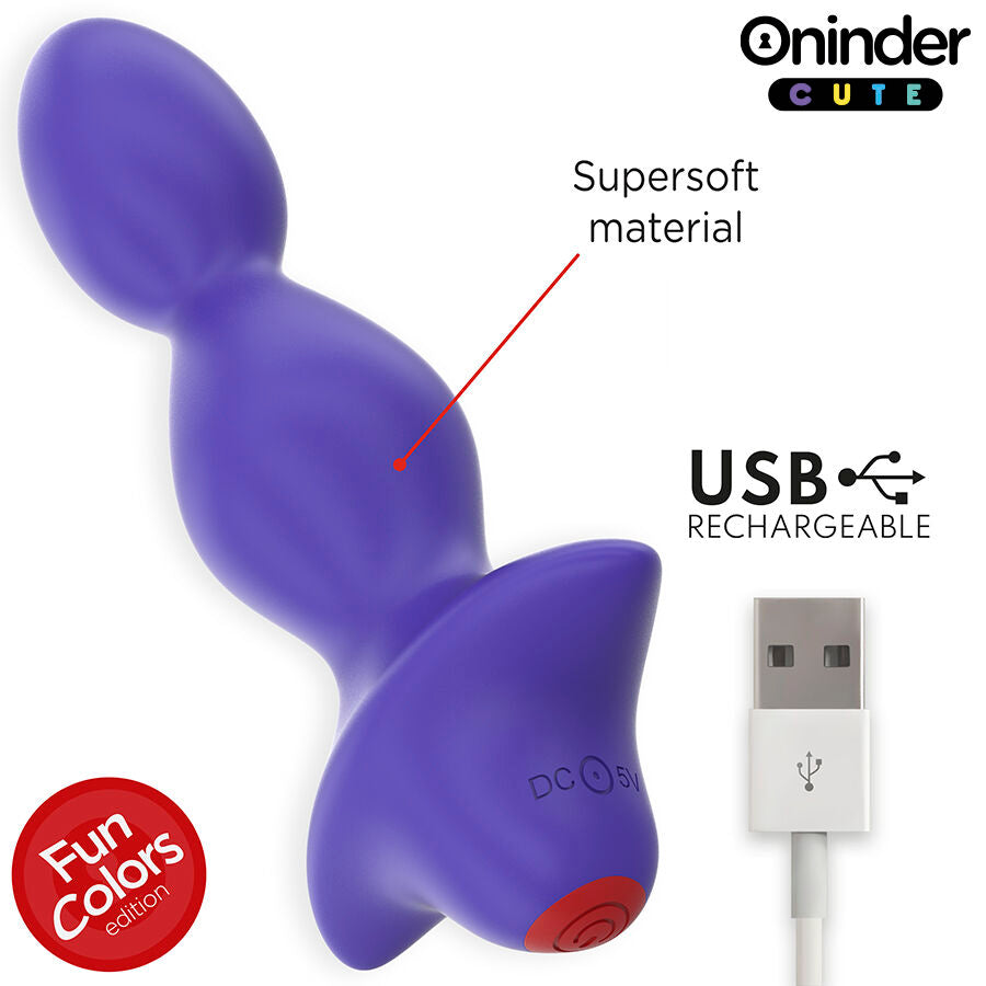 Oninder Cute Love Butt, vibrierender Analplug mit App-Steuerung