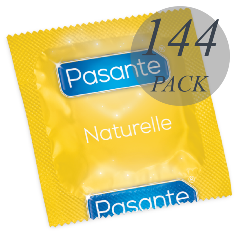 Pasante Naturelle – Preservativos lisos, caja de 144 unidades