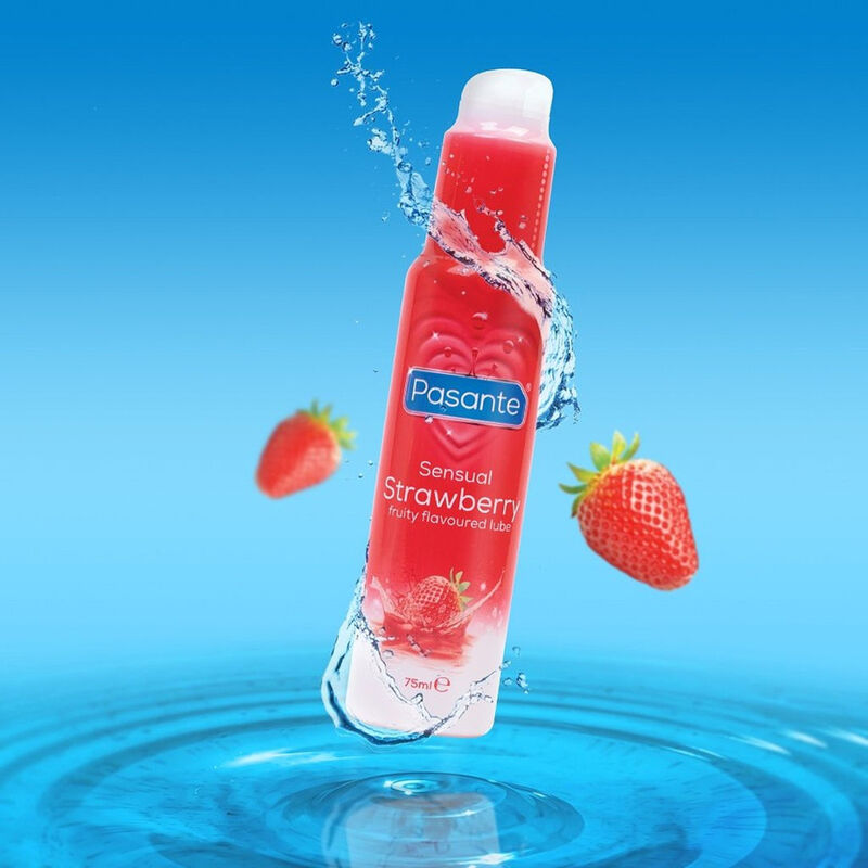 Pasante Sensual Strawberry 75 ml — Lubrifiant aromatisé fraise