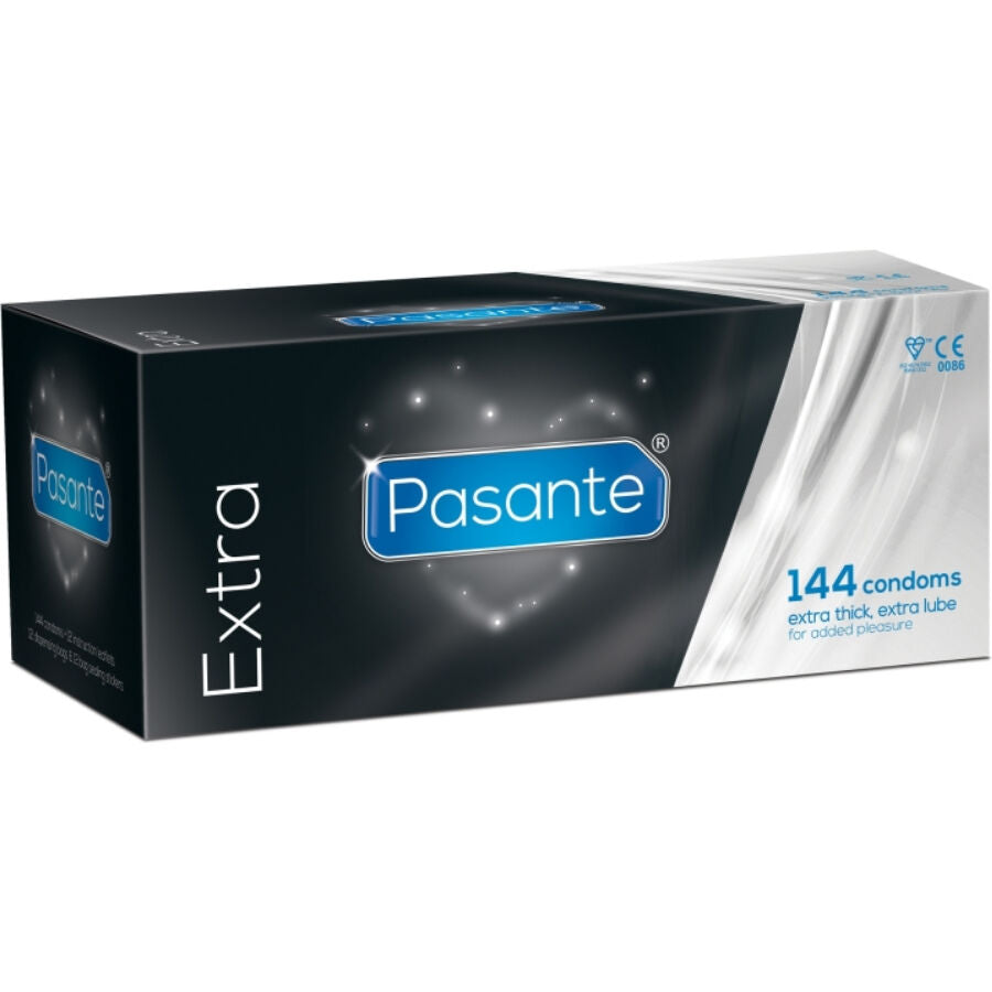 Pasante Extra — Préservatifs, 144 unités (boîte)