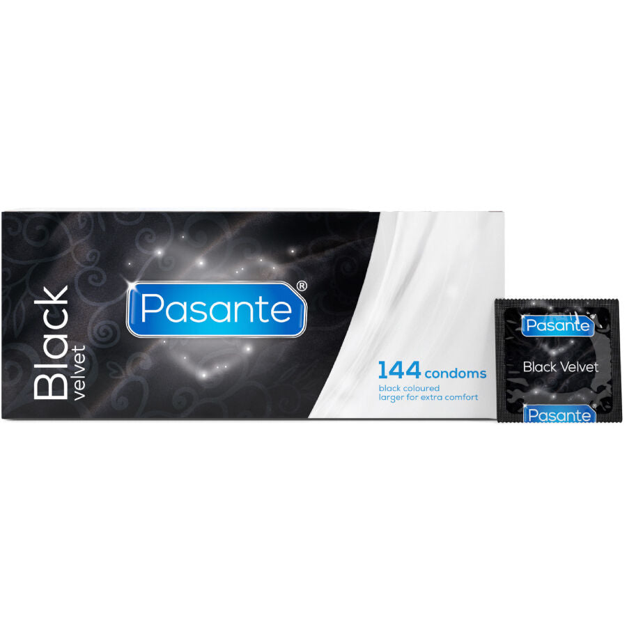 Pasante Black Velvet — Préservatifs, 144 unités