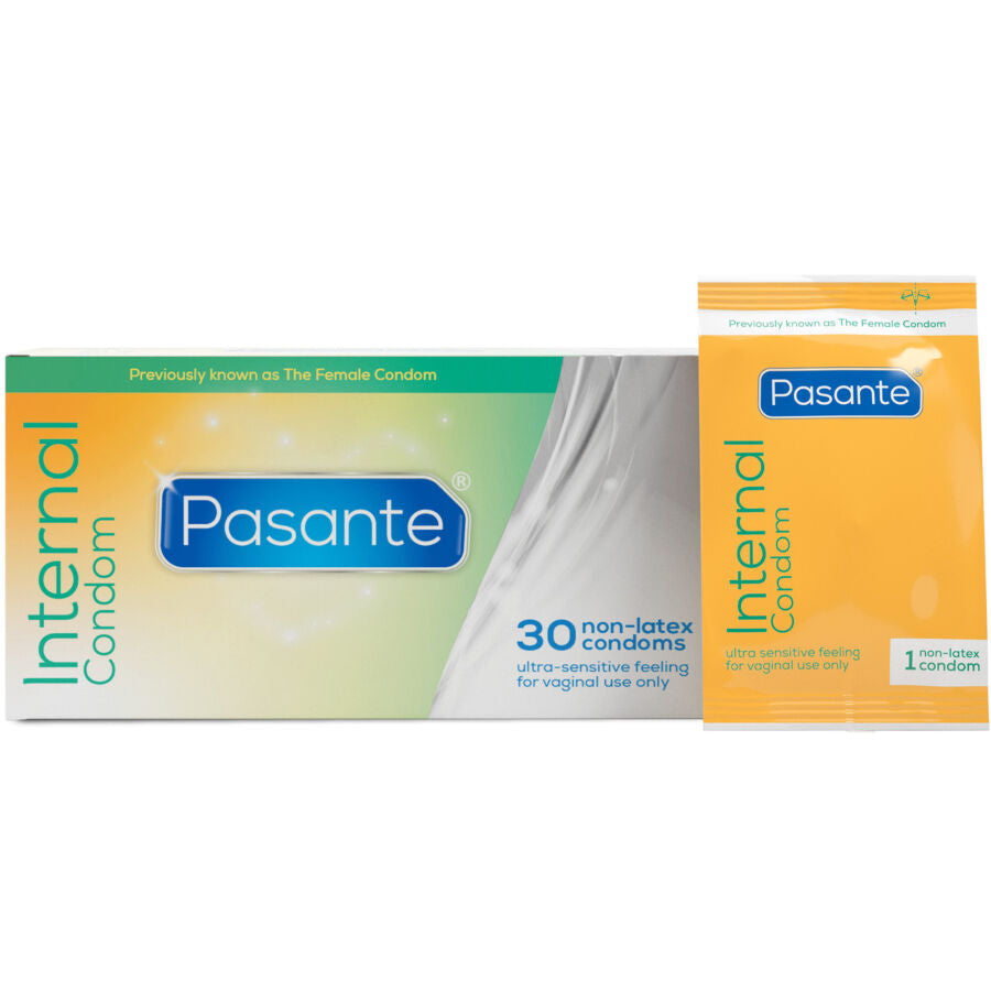 Pasante Internal — Préservatifs internes, 30 unités