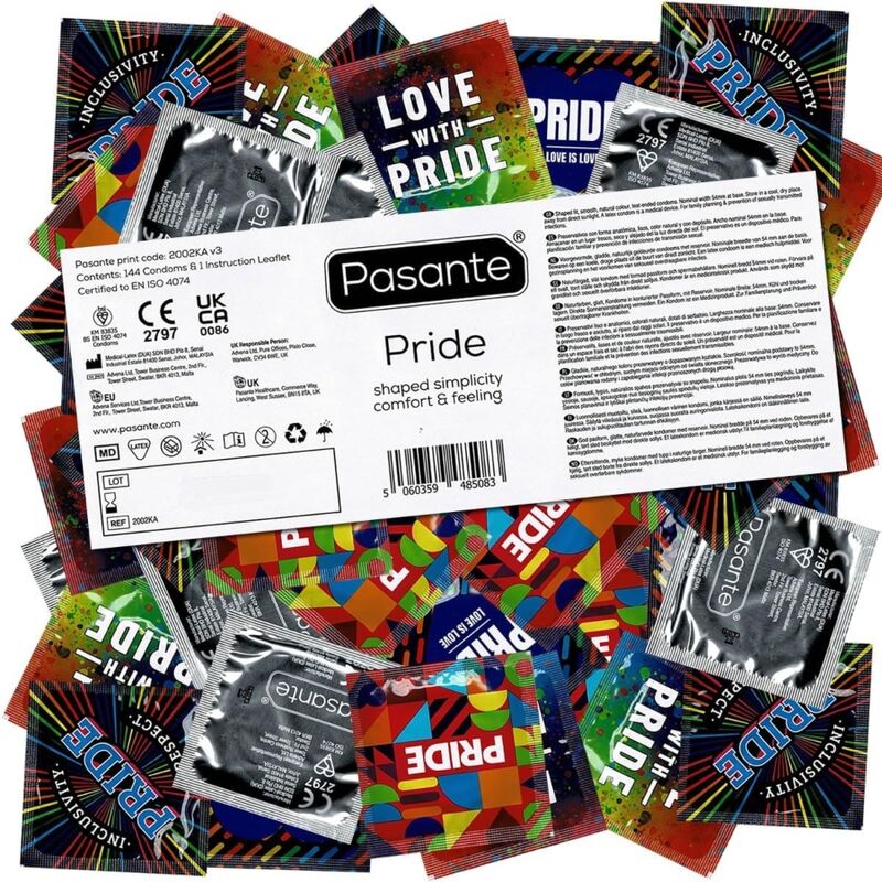 Pasante Pride — Préservatifs, 144 unités