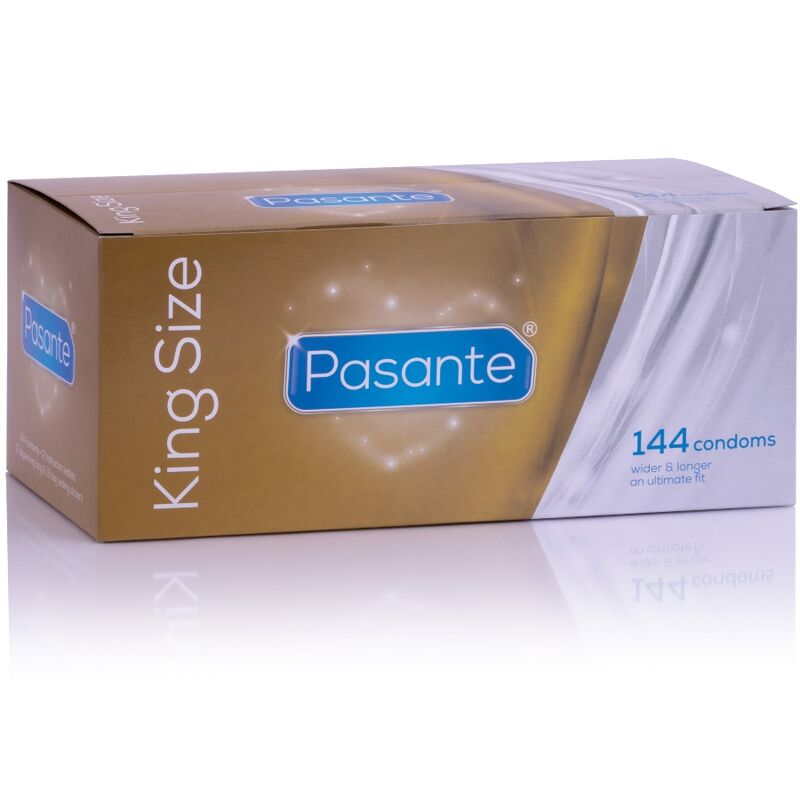 Pasante King Size — Préservatifs, 144 unités (boîte)