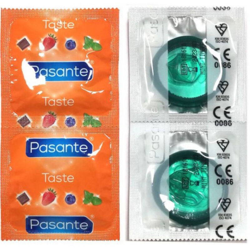 Pasante Mint – Kondome mit Minzaroma, 144 Stück