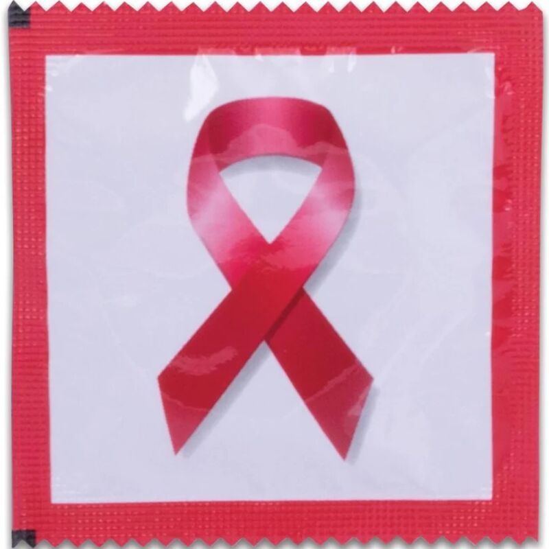 Pasante Red Ribbon – Preservativos con lazo rojo, caja de 144 unidades