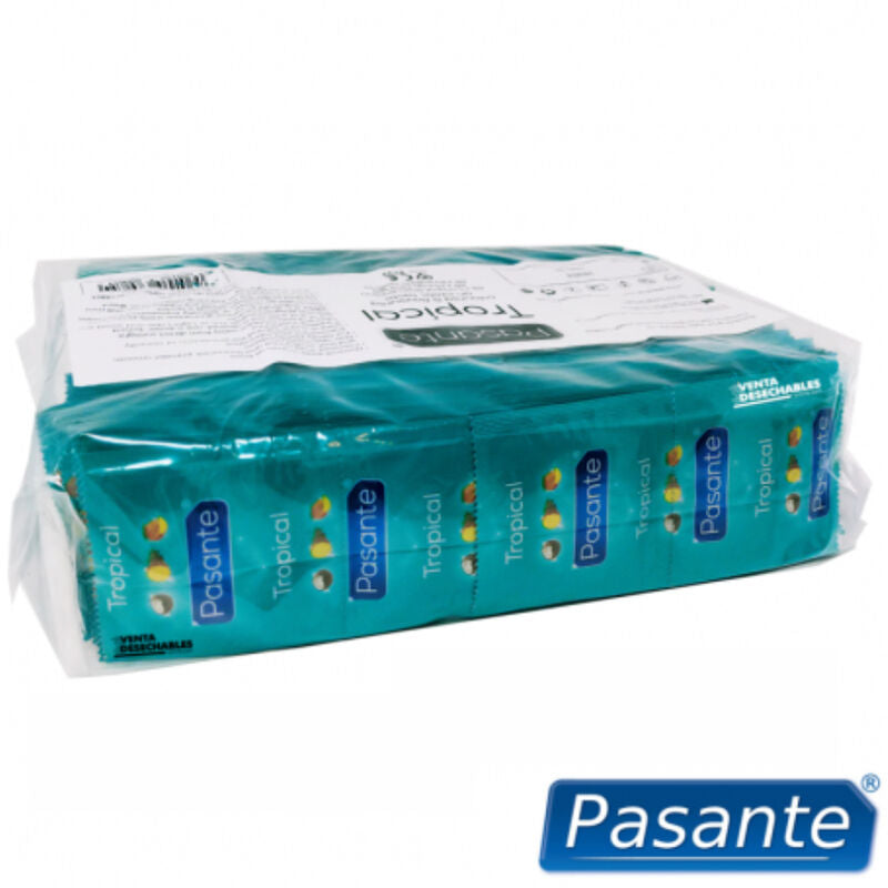 Pasante Tropical — Préservatifs, 144 unités (sachet)