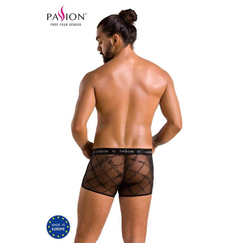 Passion James 032 – Bóxer de rejilla negra