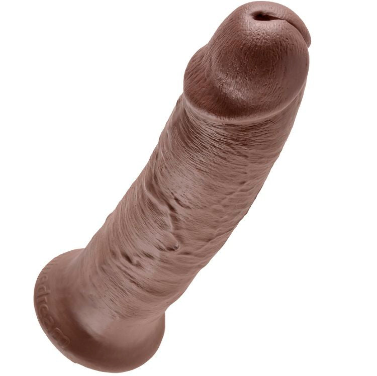 Pipedream King Cock – Dildo realistico largo con ventosa, 10 pollici – Marrone