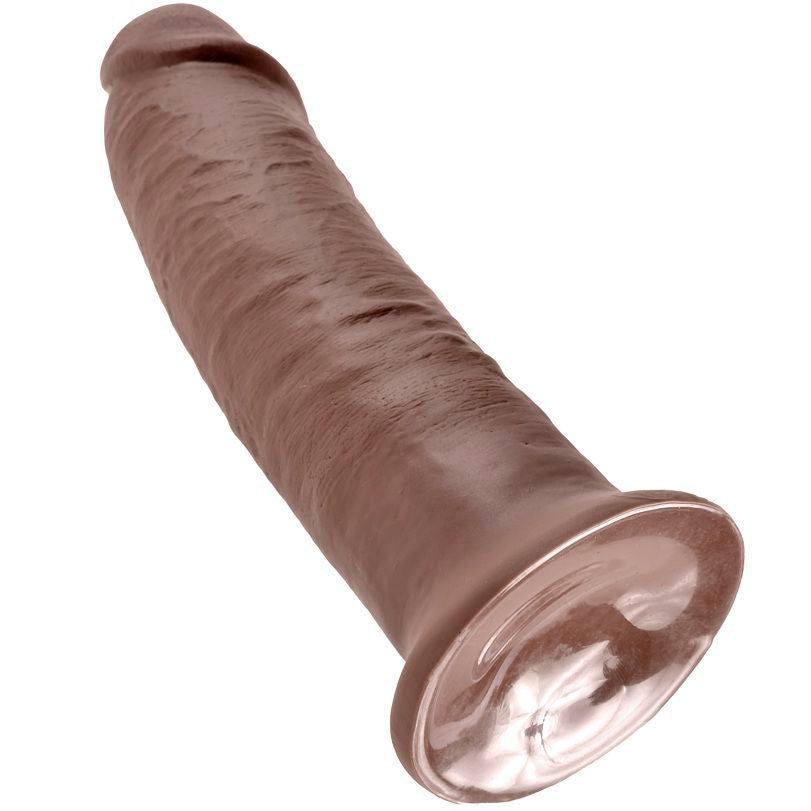 Pipedream King Cock – Dildo realistico largo con ventosa, 10 pollici – Marrone