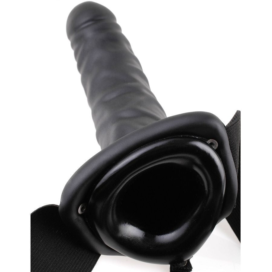 Strap-on cavo vibrante Fetish Fantasy nero da 20 cm