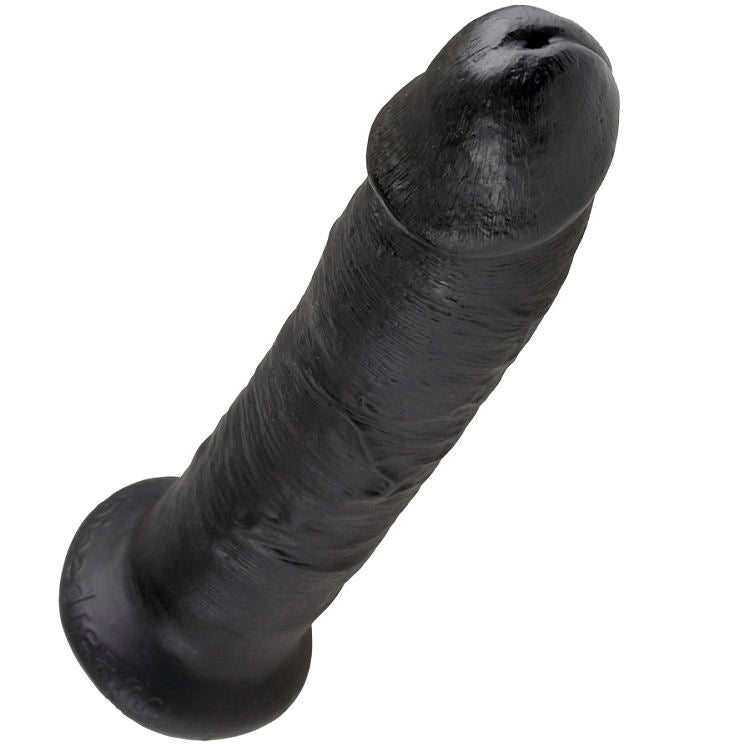 Pipedream King Cock – Consolador realista inclinado, 9 pulgadas – Negro