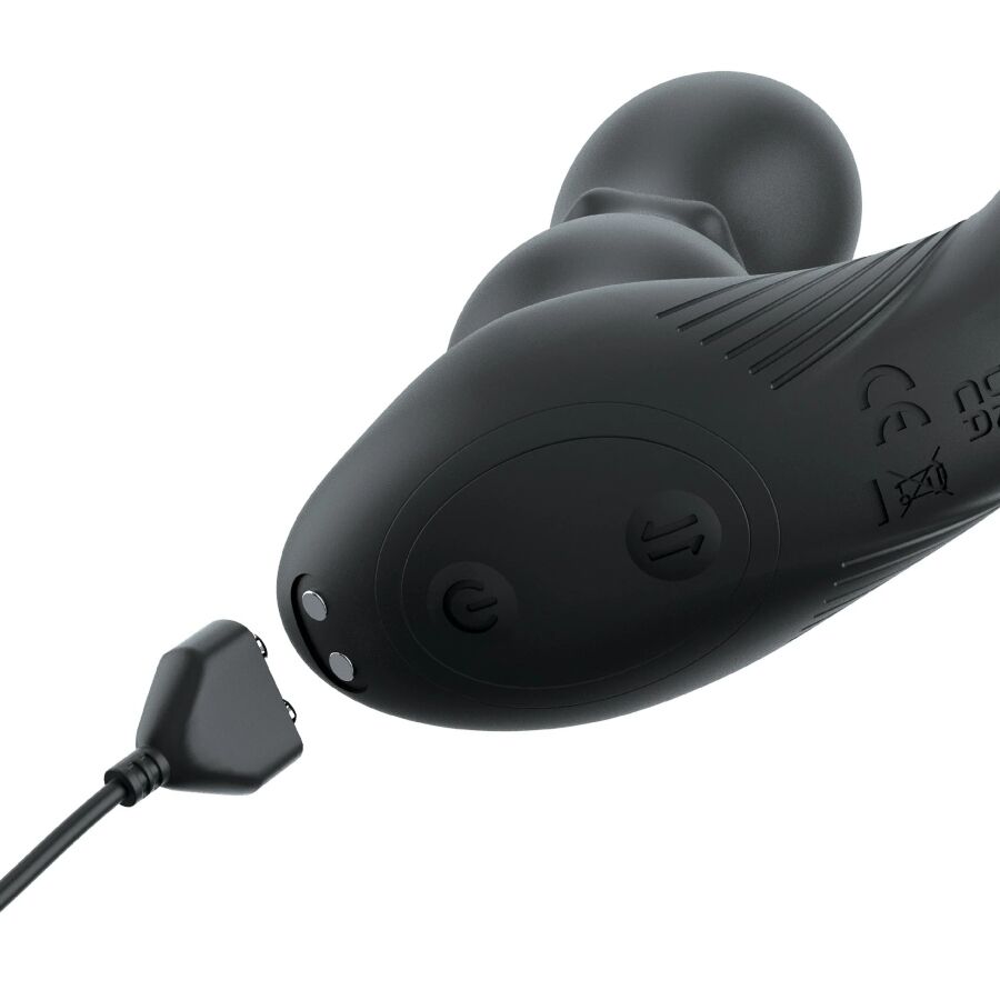 Anal Fantasy Elite – Plug anale con anello fallico, perline scorrevoli e telecomando