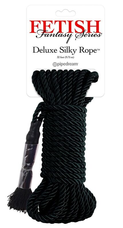Pipedream — Corde de soie noire de luxe 9,75 m