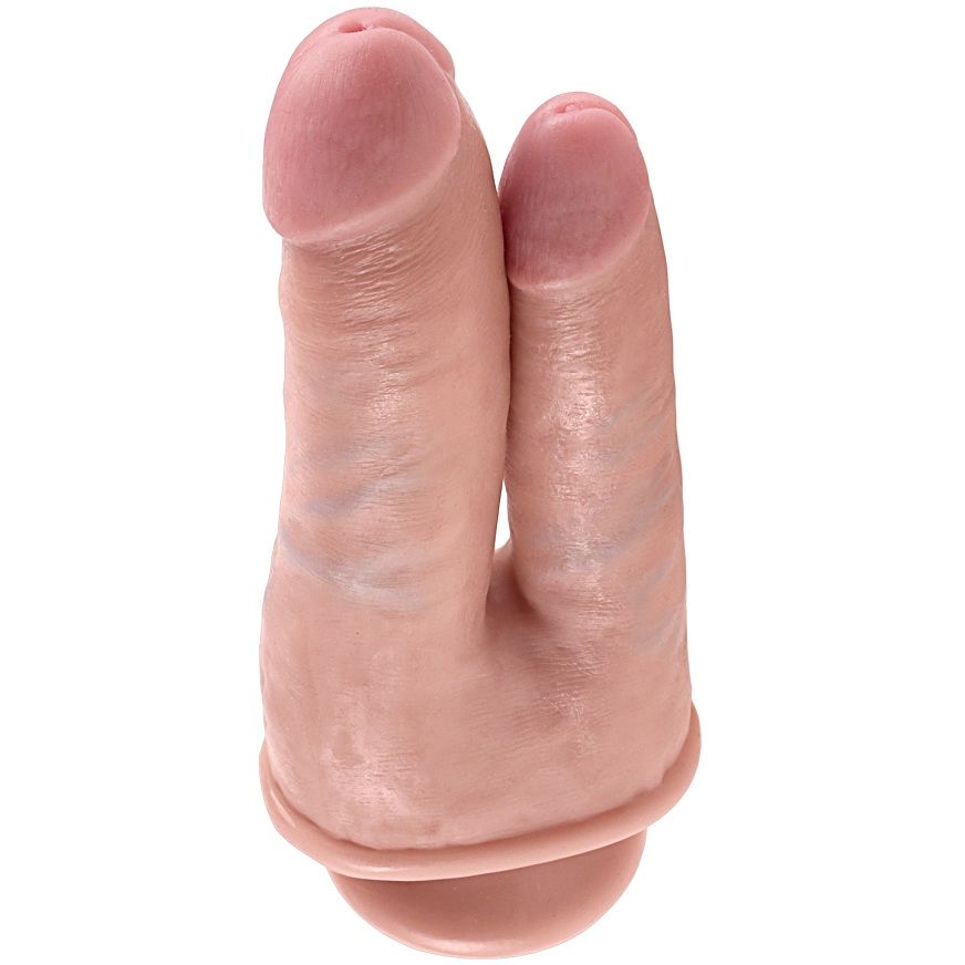 King Cock Double Penetrator – Dildo doppio con ventosa