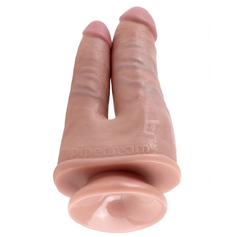 King Cock Double Penetrator – Dildo doppio con ventosa